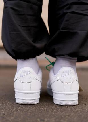 Унісекс nike air force 1 classic white premium5 фото