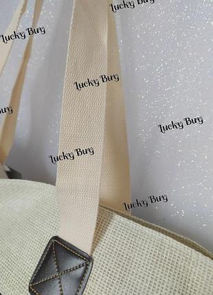 Сумка соломка с цветами 6