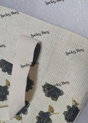 Сумка соломка з квітами 8