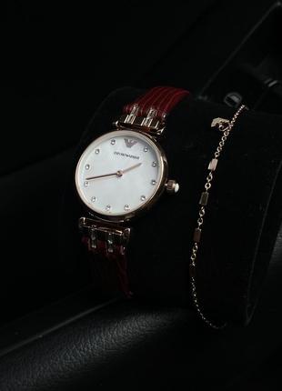 Набір годинник та браслет emporio armani