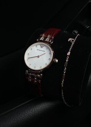Набор часов и браслет emporio armani