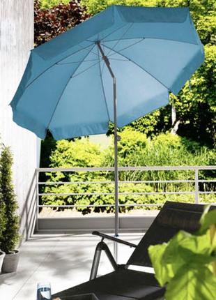 Садовый пляжный зонт от солнца livarno home. нижняя нижняя. диаметр 180 см.