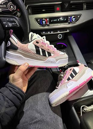 Кросівки adidas 2000 white/pink1 фото