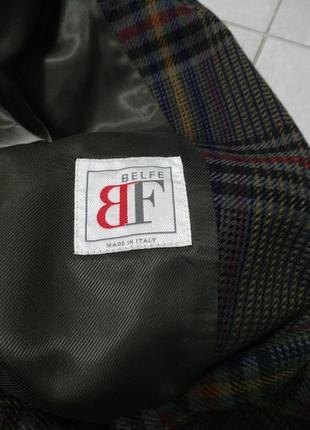 Пиджак блейзер винтаж объемные плечи belfe & belfe made in italy8 фото