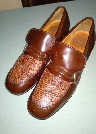 Чоловічі туфлі grenson, глянцеві, top-gallants