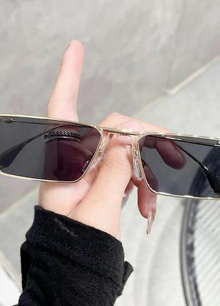 Окуляри 💎 очки uv400  чорні темні сонцезахисні стильні модні нові1 фото