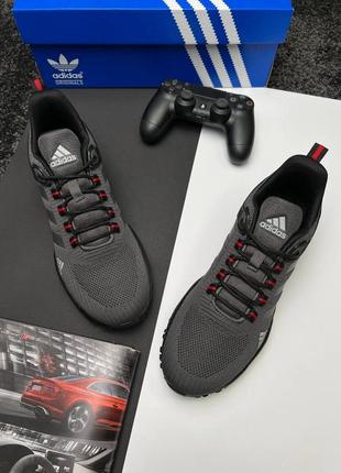 Мужские кроссовки adidas marathon gray black