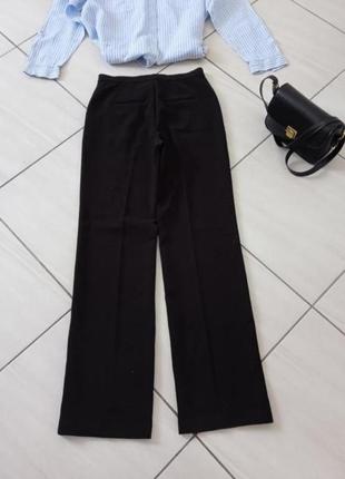 Базовые плотные черные брюки штаны3 фото