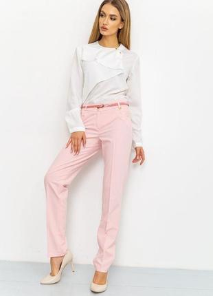 Штани жіночі, колір світло-рожевий, 182r226-22 фото