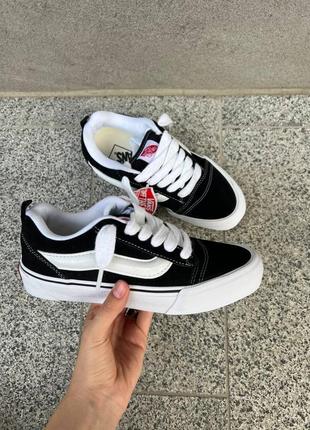 Замшевые кеды vans knu skool premium