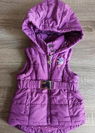 Жилетка на худи девочку 1-2 года