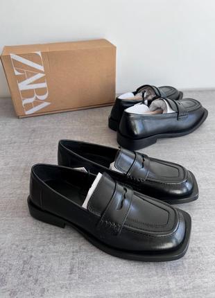 Лоферы zara <unk> лоферы кожаные <unk> коза <unk> обувь