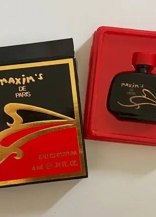 Maxim's de paris, парфюм, винтажная миниатюра, оригинал. винтаж.