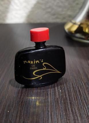 Maxim's de paris, парфюм, винтажная миниатюра, оригинал. винтаж.2 фото