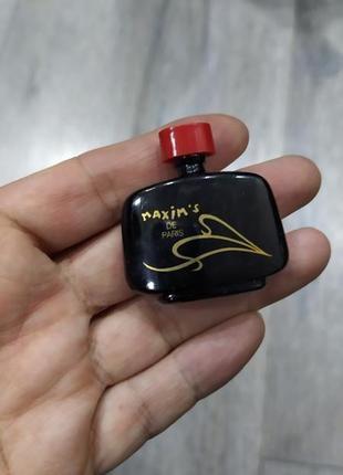 Maxim's de paris, парфюм, винтажная миниатюра, оригинал. винтаж.3 фото