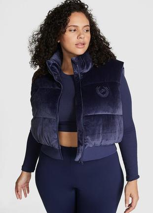 Теплая жилетка victoria's secret pink