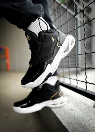 Чоловічі кросівки nike air jordan max aura 4 "black white"2 фото