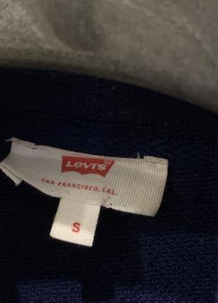 Кофта худи сохуди levi’s levis в полоску женское синее5 фото