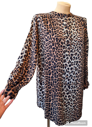 H&amp;m сукня сорочка в леопардовий принт7 фото