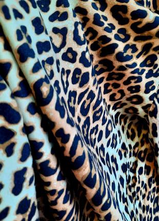 H&m платье рубашка в леопардовый принт9 фото
