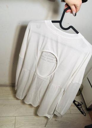 Prettylittlething белое свободное платье-футболка с открытой спиной и завязками xxs7 фото