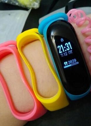 Ремінець фітнес браслет mi band 3 мі бенд 4 великий вибір5 фото