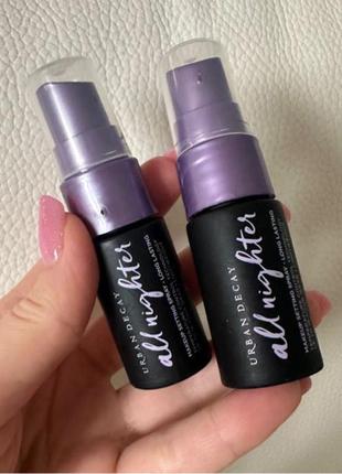 Urban decay all nighter спрей для фіксації макіяжу