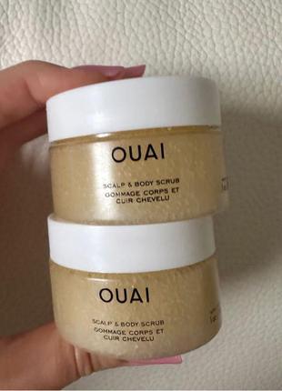 Ouai scalp and body scrub сольовий скраб для шкіри голови