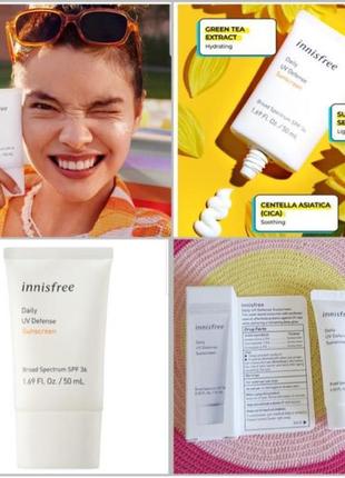 Innisfree daily uv defense sunscreen spf36 сонцезахист для обличч