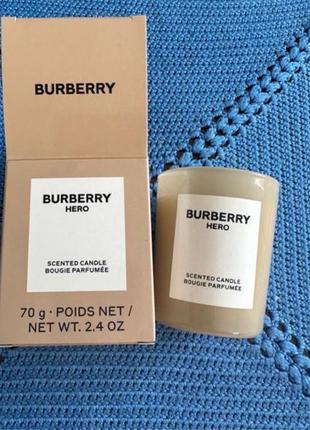 Burberry hero candle парфумована інтерʼєрна свічка