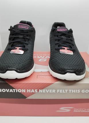 Повітропроникні кросівки skechers go walk 6 оригінал2 фото