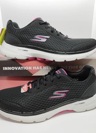 Повітропроникні кросівки skechers go walk 6 оригінал1 фото