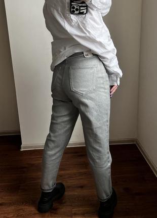 Новые серые джинсы с напылением clockhouse4 фото
