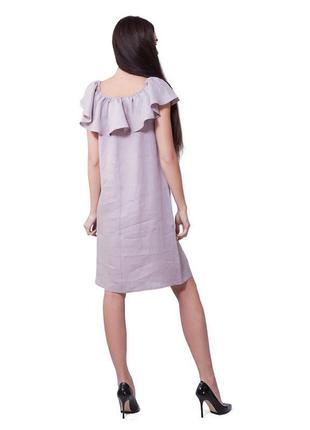 Літнє легке жіноче плаття льон з вишивкою вишиванка4 фото