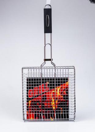 Решітка для гриля та барбекю grill плоска 55*25*4 см8 фото