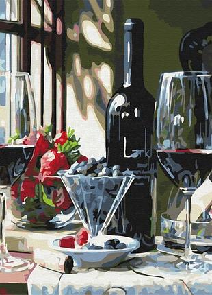 Картина за номерами винний десерт bs31185