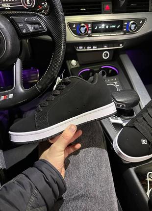 Кроссовки dc sneakers black/white3 фото