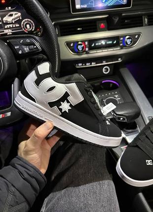 Кроссовки dc sneakers black/white