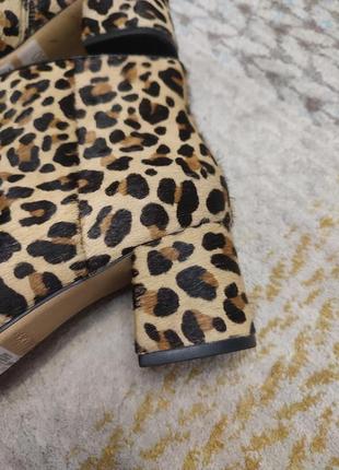 Шкіряні черевики в леопардовий принт clarks4 фото