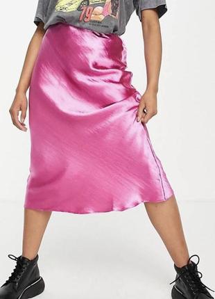 Малиновая юбка в стиле barbi от asos