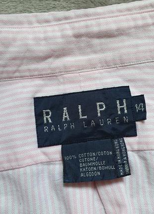 Брендовая хлопковая рубашка polo ralph lauren! оригинал!4 фото