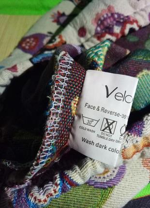 Сумка рюкзак velosso тканинний гобелен сови4 фото