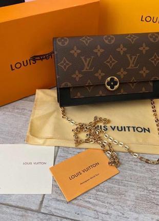 Гаманець на ланцюжку louis vuitton flore monogram