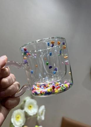 Чашка з подвійним дном, кружка, склянка4 фото