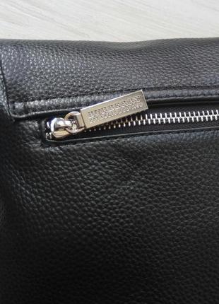 Модная кожаная мужская сумка, мессенджер3 фото
