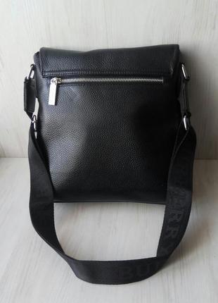 Модная кожаная мужская сумка, мессенджер5 фото
