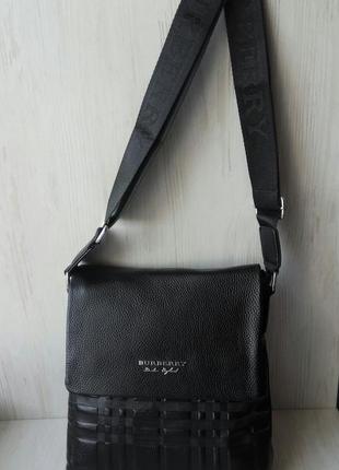 Модная кожаная мужская сумка, мессенджер6 фото