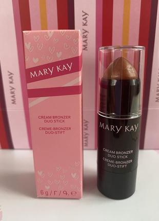 Подвійний кремовий стік, бронза та мерехтіння від mary kay 6г