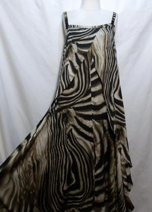 Свободный  шикарный сарафан в пол. летнее двуслойное длинное платье, женское плаття фотосессия7 фото