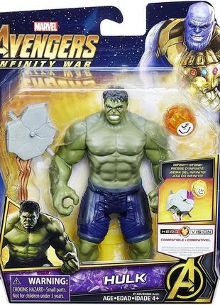 Фігурка hasbro халк, месники війна нескінченності, 15 см - hulk, avengers infinity war1 фото